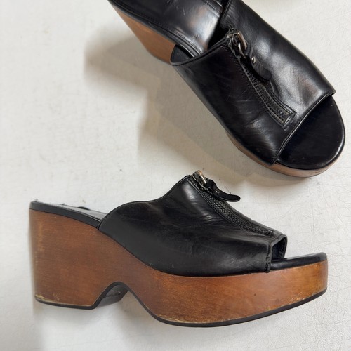 Via spiga sandali con zeppa - via,