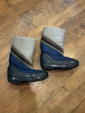 Stivali Moon vintage anni 70 taglia 11 accenti in velluto a coste