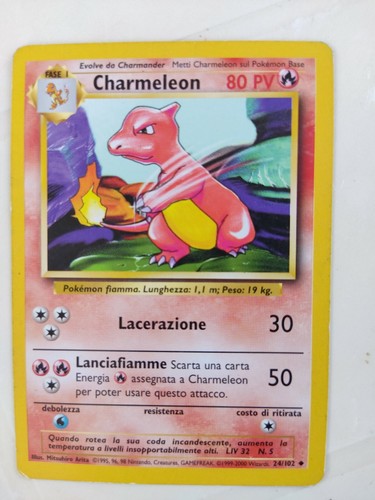 Carta pokemon charmeleon - carta, pokemon-