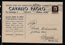 Cartolina Commerciale Torino