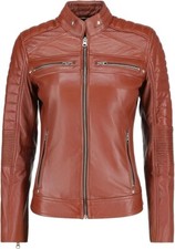 Giacca donna pelle traforata