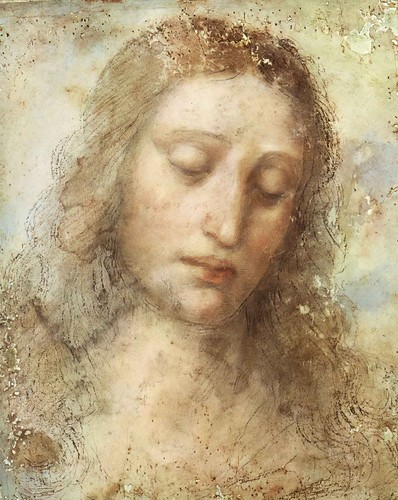 Testa cristo 1495 - cristo, dipinto