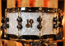 Sonor 14x6,5 SQ2 rullante vintage in faggio bianco con copertura perla
