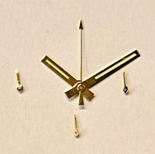 Valjoux 7750 set sfere dorate luminose verde (tritium) 13,00 mm sferini 3,5 mm