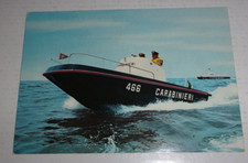 CARABINIERI cartolina anni 70 serie fotografica - Servizio navale - Motoscafo
