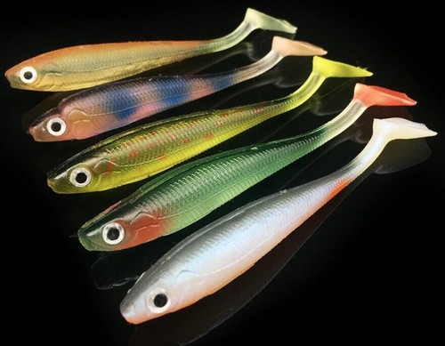 5pcs jig soft bait - 5pcs, silicone