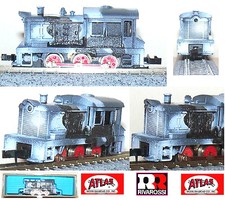 ATLAS 4069 By RIVAROSSI LOCOMOTIVA SWITCHER PAINTED WEHRMACHT WWI OVP SCALA-N