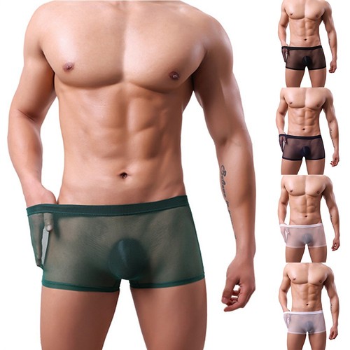 Boxer uomo rete trasparente - in,
