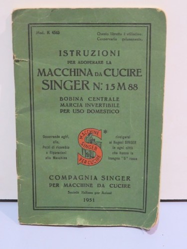 Vecchio libretto istruzioni - libretto,