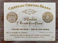 Étiquette Château Cheval