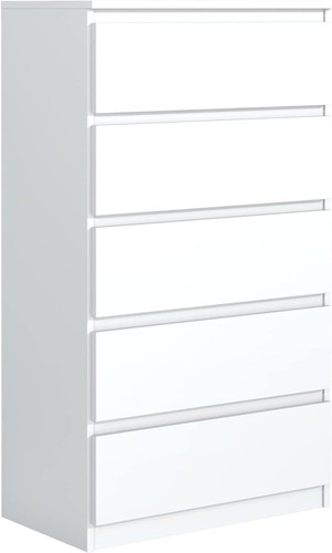 Cassettiera bianco opaco con - con, 5