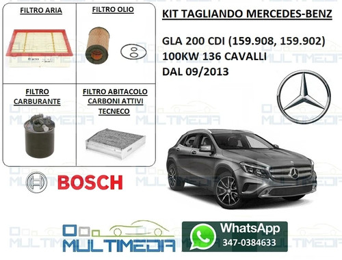 Kit tagliando filtri - 4, tecneco