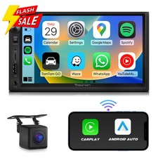 CAM+Doppio 2DIN 7" QLED Apple
