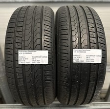 2 PNEUMATICI USATI PIRELLI SCORPION VERDE ESTIVE 235 55 R17  99 V  DOT 2021