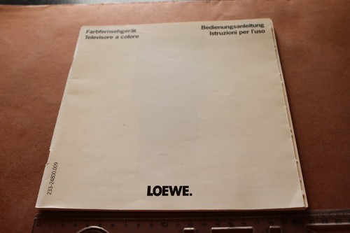 Manuale istruzioni loewe - di, tv