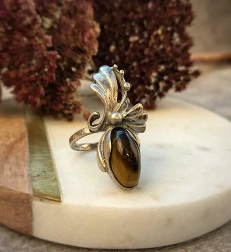 Anello sovietico vintage - anello,