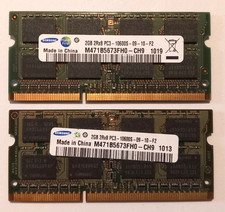 RAM DDR3 2x 2 Gb - 2Rx8