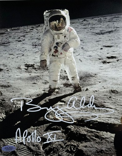 Foto firmata buzz aldrin - firmata,