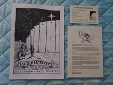 Banksy - WALLED OFF HOTEL The Alternativity manifesto su cartoncino a4 L/E 500