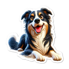 Border Collie, Funny Dog Vinyl