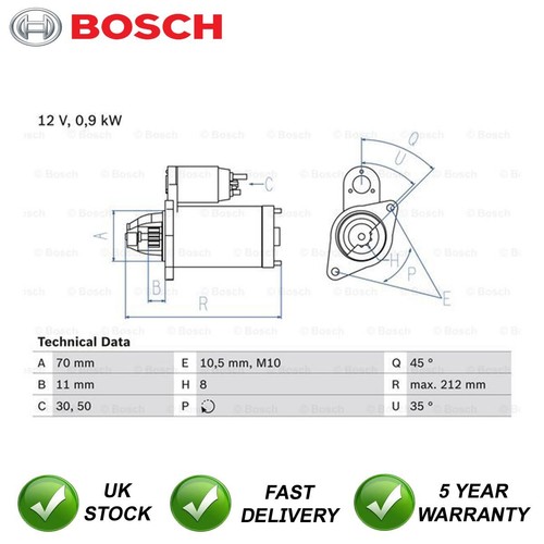 Motorino avviamento bosch - motorino,