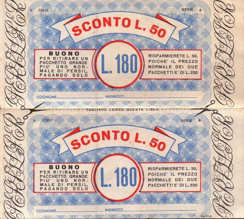 Buono sconto detersivo - sconto,
