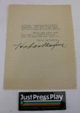 Lettera originale Hudson Maxim firmata autografata inventore OBO