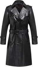 Cappotto trench uomo lungo