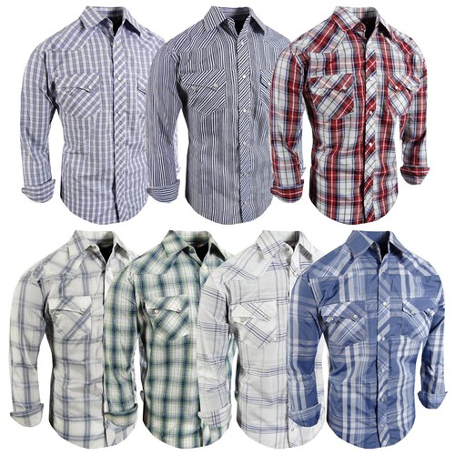 Camicia western quadri uomo - a,