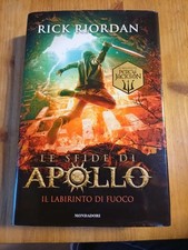 LE SFIDE DI APOLLO IL LABIRINTO DI FUOCO di R RIORDAN ed MONDADORI cop. rigida