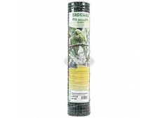 Rete Metallica Plastificata maglia 12,7x12,7 h0,5x5m per uccelli conigli Verdem