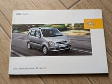 OPEL AGILA 2003 MANUALE
