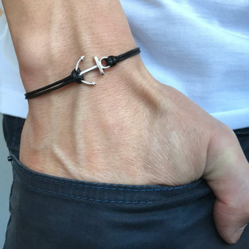 Bracciale con ancora - , e