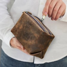 Pochette uomo vera pelle