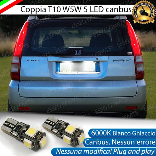 Coppia luci targa t10 led - targa,