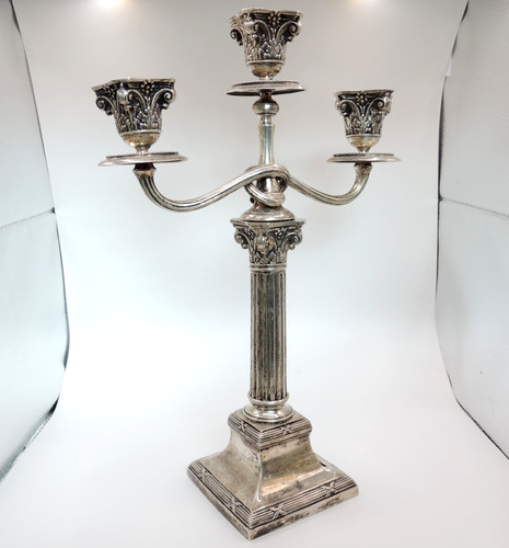 Antico candelabro argento - antico,