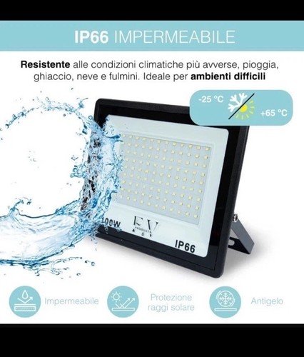 Faro led 100w - 100w, esterno
