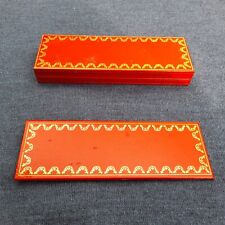 PENNA SFERA Must De Cartier TRINITY ORO Epoca GOLDEN BALLPOINT PEN BOX Plaque Or