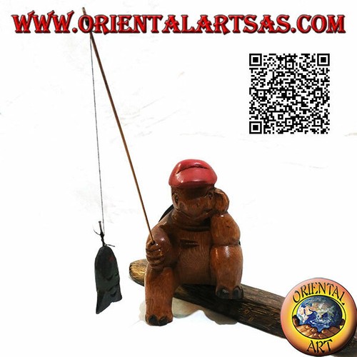 Tartaruga pescatrice con - , canna