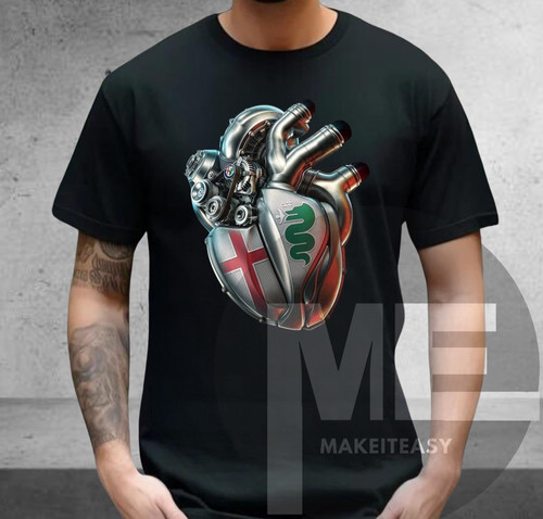 Shirt alfa romeo cuore - alfa,
