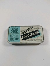 Scatola Medicine Borocillina Latta Schiapparelli Vintage Epoca Farmacia 