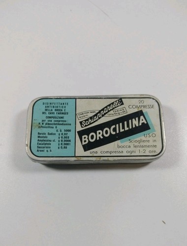 Scatola medicine borocillina - scatola,