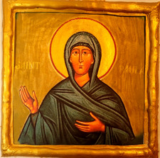 Targa icona arte cattolica e