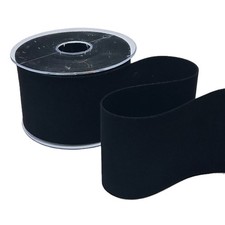 Nastro in VELLUTO DOPPIO 70 mm x 10 metri Colore 30 NERO 14XU