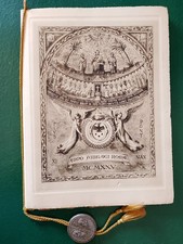 CALENDARIO UFFICIALE GIUBILEO 1925 VATICANO PAPA PIO XI CON BOLLA PAPALE