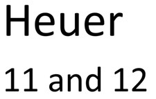 Movimento orologio meccanico nuovo vecchio stock ricambi - cal.  Heuer 11 e 12