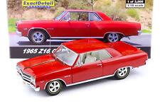 1:18 Dettagli esatti Chevrolet Chevelle Z16 Malibu SS Coupe 1965 rosso WCC501