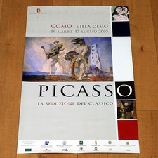PICASSO LA SEDUZIONE DEL CLASSICO poster manifesto Como Villa Olmo Cubismo C16