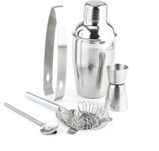 Set Shaker Cocktail Acciaio