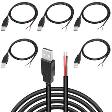 5 PCS Pigtail USB 22 AWG Cavo